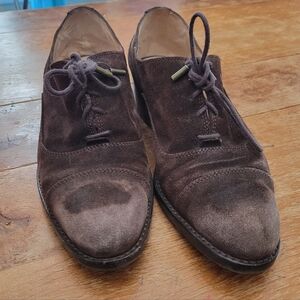 Joan & David Brown Suede Dress Shoes